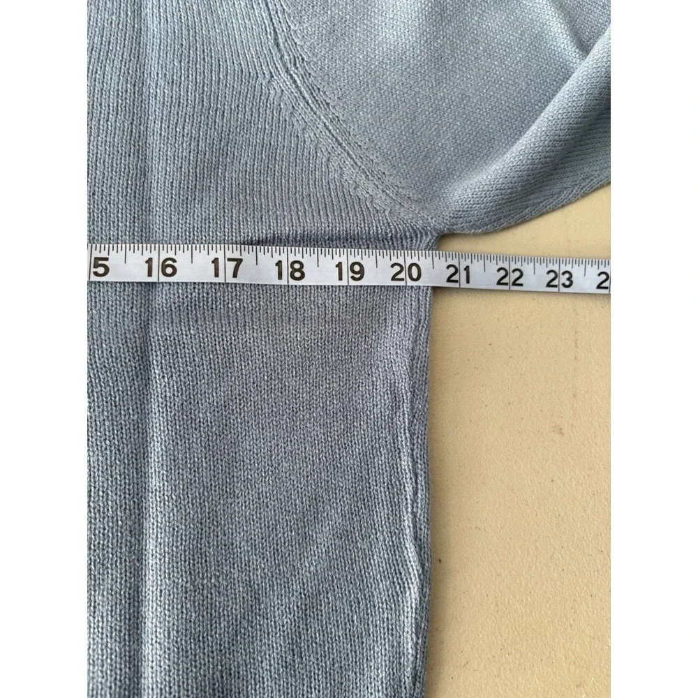 Vtg Haband Woman's Light Blue M Embellished Sweater‎ GrandmaCORE